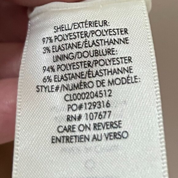 Alice and Olivia Womens Kiro Ivory Pleated Square Neck Sheath Dress 14 - Picture 5 of 10